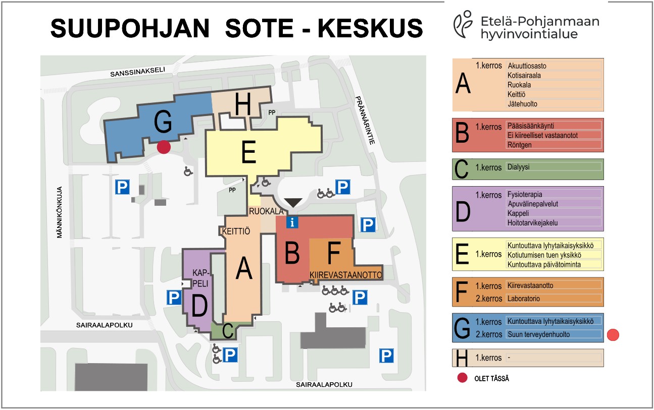Suupohjan sote-keskus_kartta