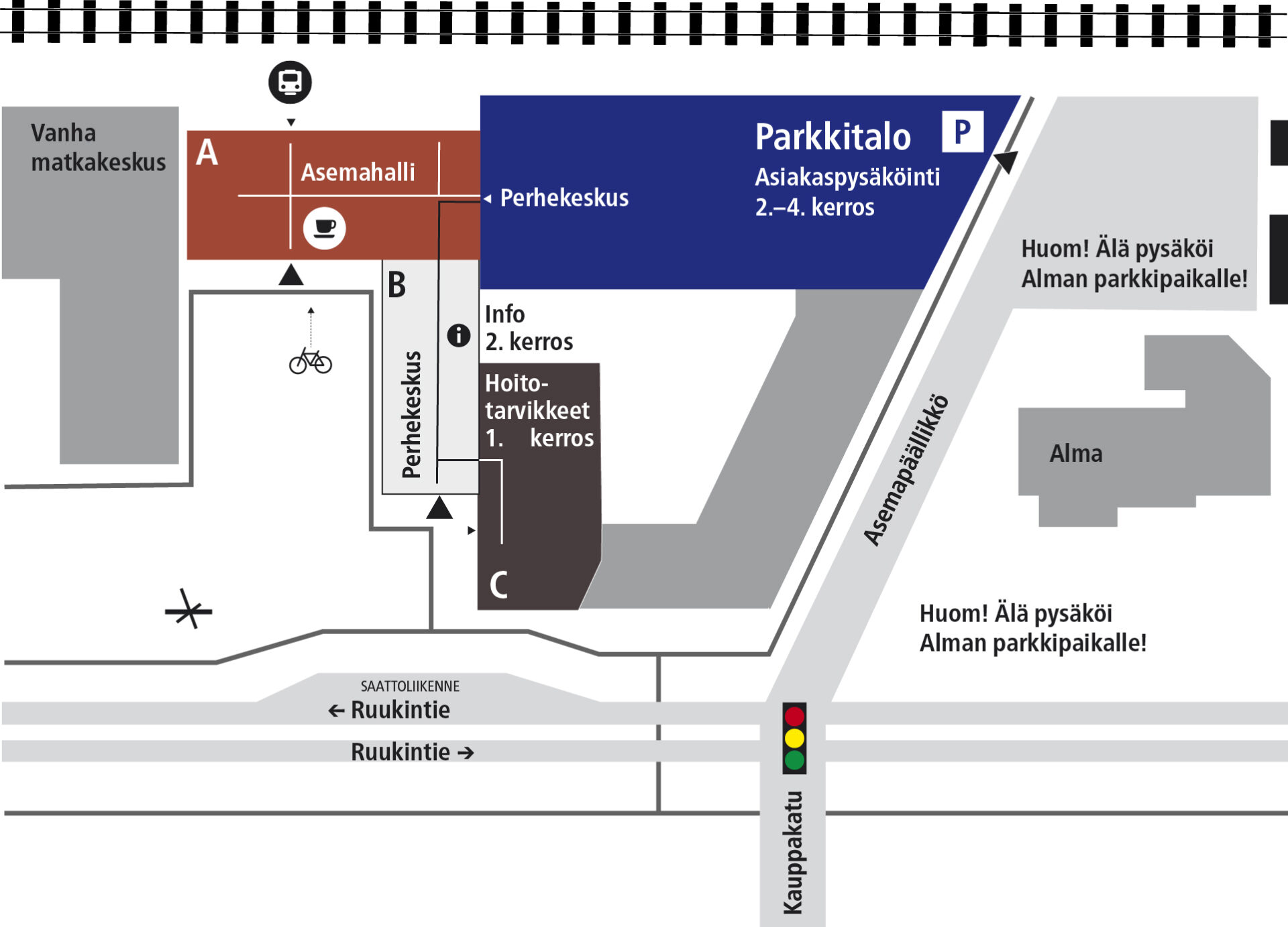 Sein joen Perhekeskuksen Kartta Etel Pohjanmaan Hyvinvointialue